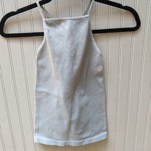 Free People Intimate! Ribbed body tank in Silver/Gray (M/L) Gently Used.